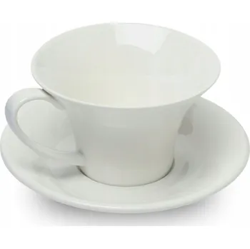 Šálek s podšálkem na kávu, čaj PORCELÁNOVÝ 430 ml WILMAX