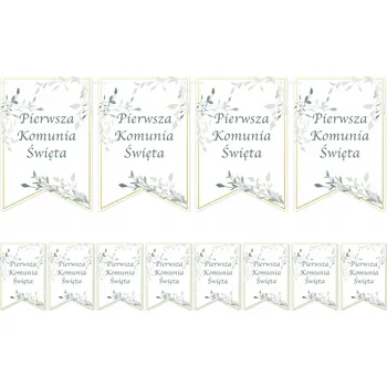 Banner vlajky k prvnímu svatému přijímání girlanda I Svaté Přijímání 5 m