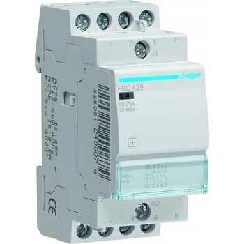 Stykač Hager Modulární stykač 25A 4Z 0R 230V AC ESC425