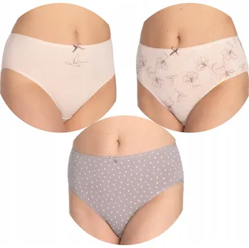 Dámské oblečení 3x LAMA bavlněné bikinové KALHOTKY LAMA vel L