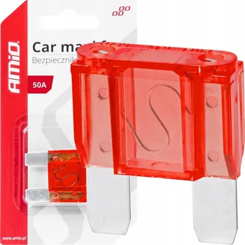 Autopojistky AMiO AUTOMOBILOVÁ POJISTKA PLOCHÁ MAXI 50A