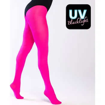 Karnevalový kostým Punčocháče neonově růžové