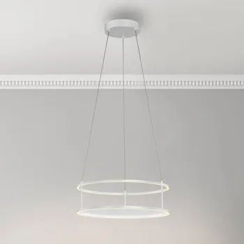 Paul Neuhaus LED závěsné světlo Contura, bílé, Ø 50 cm bílá 2 x 15 W LED - Doprava zdarma
