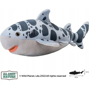 plyšák Ručně šitá plyšák žralok leopardí All About Nature 40 x 15 cm