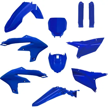 Osvětlení pro motocykl POLISPORT kompletní sada plastů (FULL KIT) YAMAHA YZ 250F 24-25; YZ 450F 23-25 v sadě tabulka přední (8680900001) a kryty tlumičů (8352300009) barva světle modrá (POLISPORT kompletní sada plastů (FULL KIT) YAMAHA YZ 250F 24-25; YZ 450F 23-25 v sadě tabulk