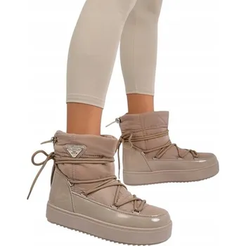 Dámská zimní obuv SVĚTLE HNĚDÉ DÁMSKÉ SNĚHULE COPESE 39