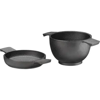 Sada nádobí SKEPPSHULT – sada 2 nádob Mini (hrnec 0,5 l + kastrol)