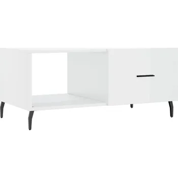 Konferenční stolek Bílý konferenční stolek 90x50x40 cm - elegance a funkčnost