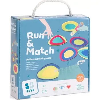 Desková hra Barevný závod – pohybová hra pro děti 4+