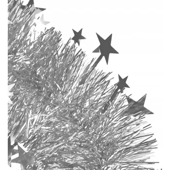 Vánoce VÁNOČNÍ ŘETĚZ HVĚZDIČKY STŘÍBRNÝ ARPEX