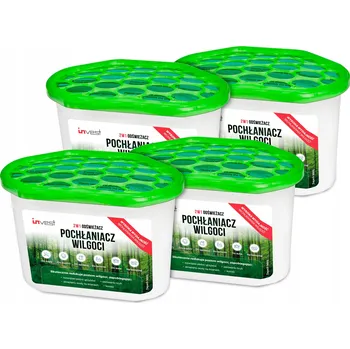 Odvlhčovač vzduchu 4X POHLCovač VLHKOSTI ODVLHČOVAČ VZDUCHU 230g DO KUCHYNĚ KOUPELNY LESNÍ