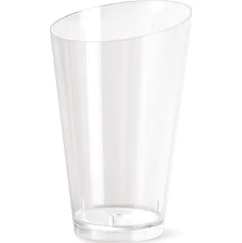 Sklenice Plastová dóza Alcas průhledná 70 ml, 60 ks