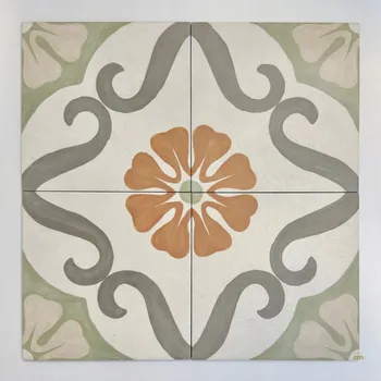 Dlažba Obkladové dlaždice se vzory, rostlinný motiv - Peronda Harmony SOROA Green 22,3x22,3 cm