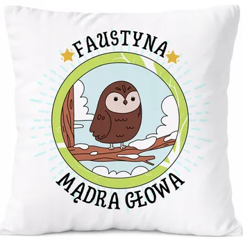 Polštář Dárek Polštář pro Lucynu, dceru dítěte s potiskem