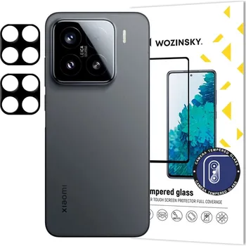 Wozinsky ochranná skla pro celou kameru pro Xiaomi 15, balení po 2 ks