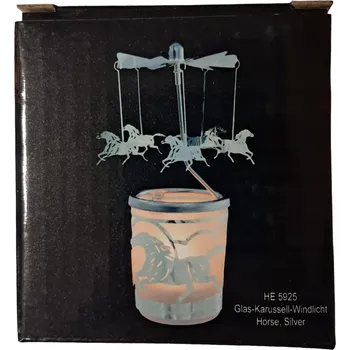 Svícen Otočný svícen na čajovou svíčku - Koń