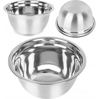 Miska z nerezové oceli Tadar German 18 cm stříbrná