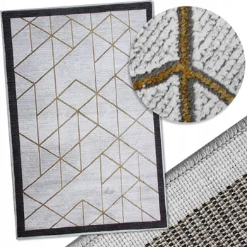 Koberec Módní koberec do obýváku Diamond MĚKKÝ koberec 80x150 MODERNÍ vzor