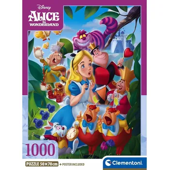 Puzzle Clementoni alenka v říši divů 1000dílné Puzzle 39952