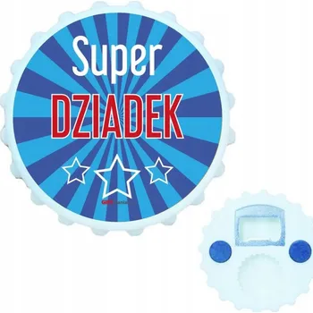 Otvírák Otvírák na lahve Giftmania Skvělý Děda modrý 7 cm