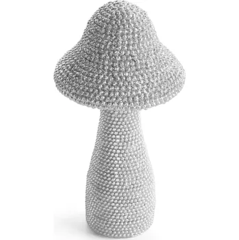 Váza DEKORAČNÍ SOŠKA ELDO 8X8X14 CM STŘÍBRNÁ