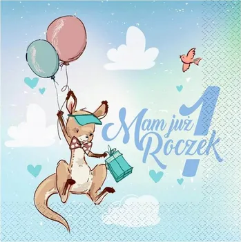 Papírový ubrousek Ubrousky Godan Klokan 33 x 33 cm 20 ks