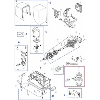 SPEG068A00 kit transformátoru a diodového můstku pro ROBUS1000