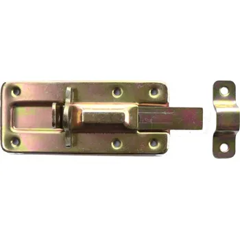 Příslušenství pro plot Petlice univerzální 80 mm, žlutý zinek