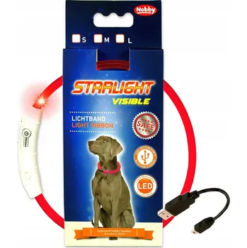 Obojek pro psa Svítící silikonový obojek pro psa Nobby, velikost L