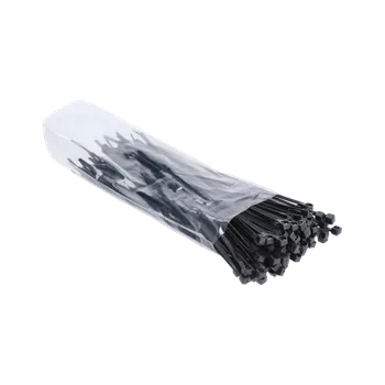 Stahovací páska Sťahovacia páska / viazacia páska, čierna, 100ks balenie, D:3.6 L:200