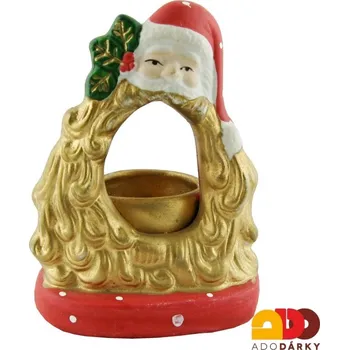 Svícen Santa Clause svícen 10,5 cm