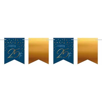 Bannerová girlanda Happy 70th 6 m Sedmdesátka