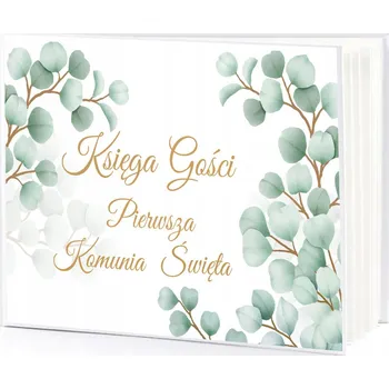 Fotoalbum Kniha hostů ke Svatému přijímání, 50 listů (100 stran), Eukalyptus Congee