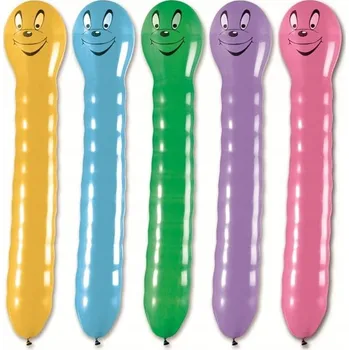 Balónek Gmr Balónky Tvary Žížaly Mix - 5 Ks