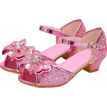 Dívčí sandály Hopki dětské sandály eko kůže růžové, velikost 28