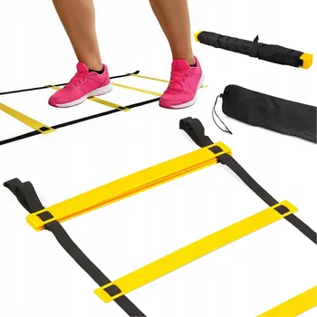 Žebřík KOORDINAČNÍ TRÉNINKOVÝ ŽEBŘÍK 6M PRO CVIČENÍ TENIS FOTBAL