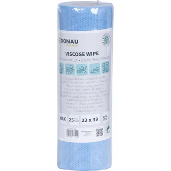 Utěrka Utěrka DONAU HOME se 70% viskózou, role max. 23x3,9 9 Cm 25 listů, modrá