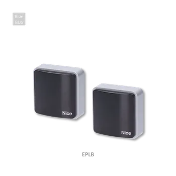 Fotobuňky ERA povrchové, úhel 30°, dosah do 15 m, 1 pár, zapojení prostřednictvím NICE BLUEBUS