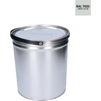 Lak na dřevo Barva antikorozní polomatná na zinek 5 kg světle šedá