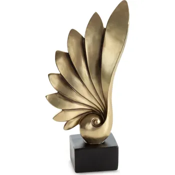 Váza DEKORAČNÍ SOŠKA TYLOR 18X9X35 CM ZLATÁ