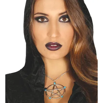 Náhrdelník Náhrdelník s Ďábelskou Hvězdou - 1 ks Halloween