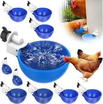 10 KS AUTOMATICKÁ NAPÁJEČKA PRO DRŮBEŽ SLEPICE KACHNY do kurníku