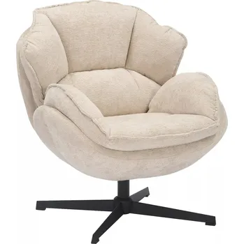 Křeslo Signal Betty kovová černá Béžová