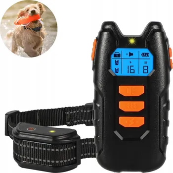 Obojek pro psa ELEKTRICKÝ OBOJEK PRO VÝCVIK PSŮ PROTI ŠTĚKÁNÍ S DÁLKOVÝM OVLÁDÁNÍM A SVĚTLEM