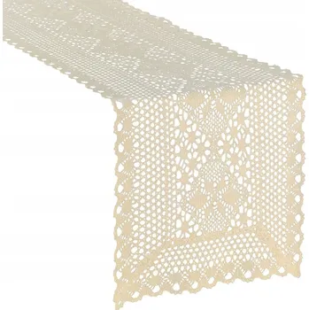 Prostěradlo UBRUS MEGGY 32 X 140 CM SVĚTLE BÉŽOVÝ