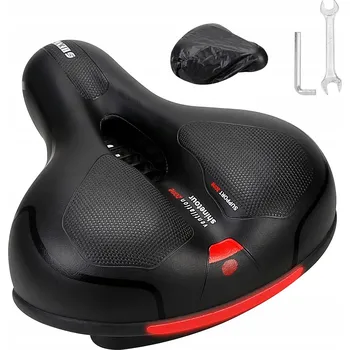 Sedlo na kolo SEDLO S OTVOREM POHODLNÉ CYKLISTICKÉ SEDLO NA KOLO 25*20 cm