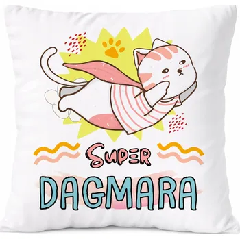 Polštář Dárek Polštář pro Marcelinu, dceru dítěte s potiskem