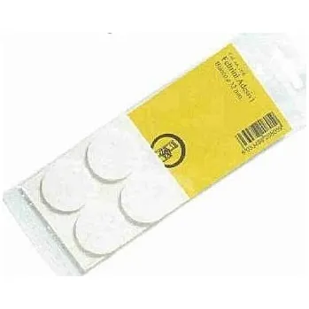 Podložka pod nábytek Podložka samolepící plstěná bílá 40mm, 2ks