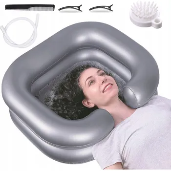 Obraz NAFUKOVACÍ UMYVADLO NA VLASY PRO NEMOCNÉ, PRO MYTÍ VLASŮ V POSTELI