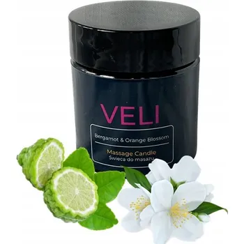 Svíčka Masážní svíčka Bergamot & Pomeranč 80 ml